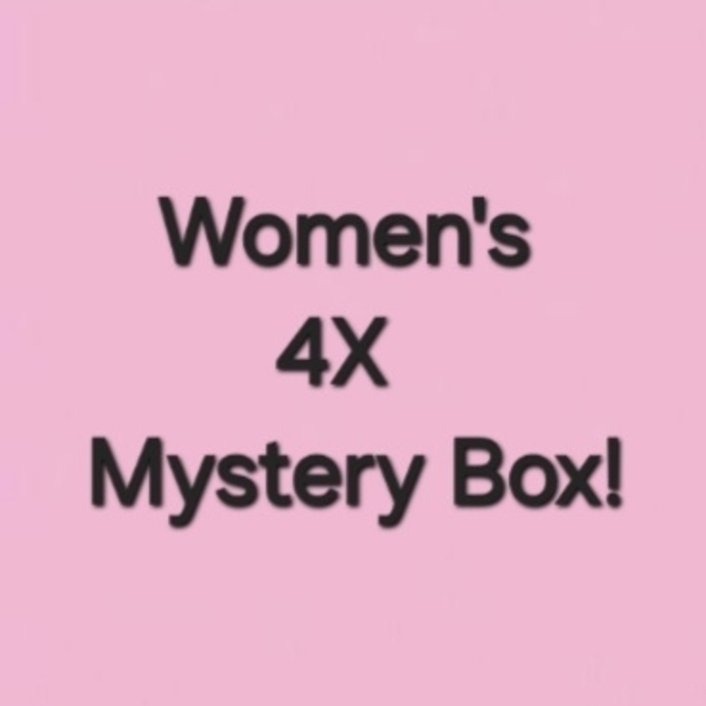 10+ Item Mystery Box full of size 4X Clothing + Accessories & Beauty Products